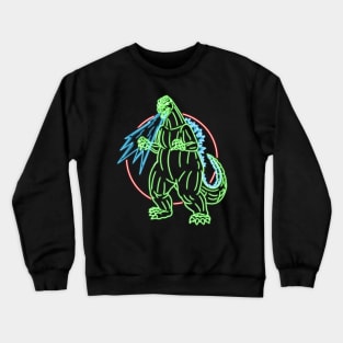 Godzilla Neon Crewneck Sweatshirt